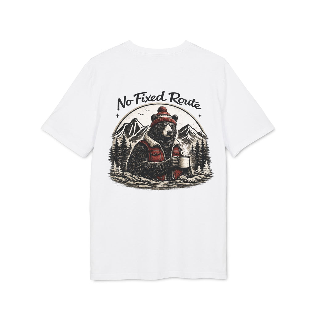 MORNING COFFEE BEAR WHITE TEE