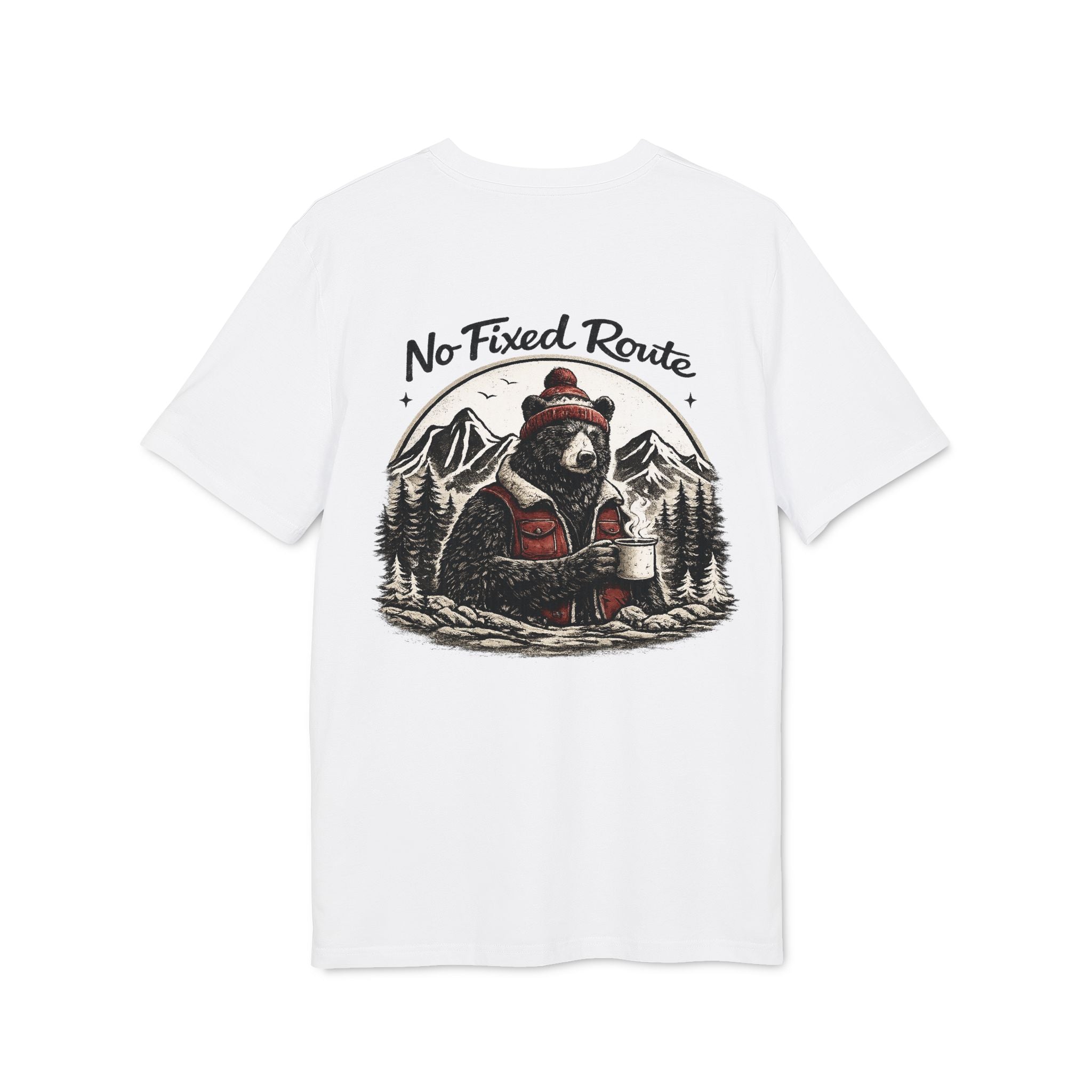 MORNING COFFEE BEAR WHITE TEE