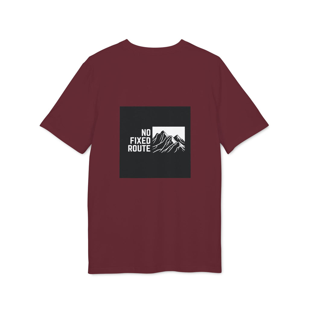 No Fixed Route Tee Burgundy
