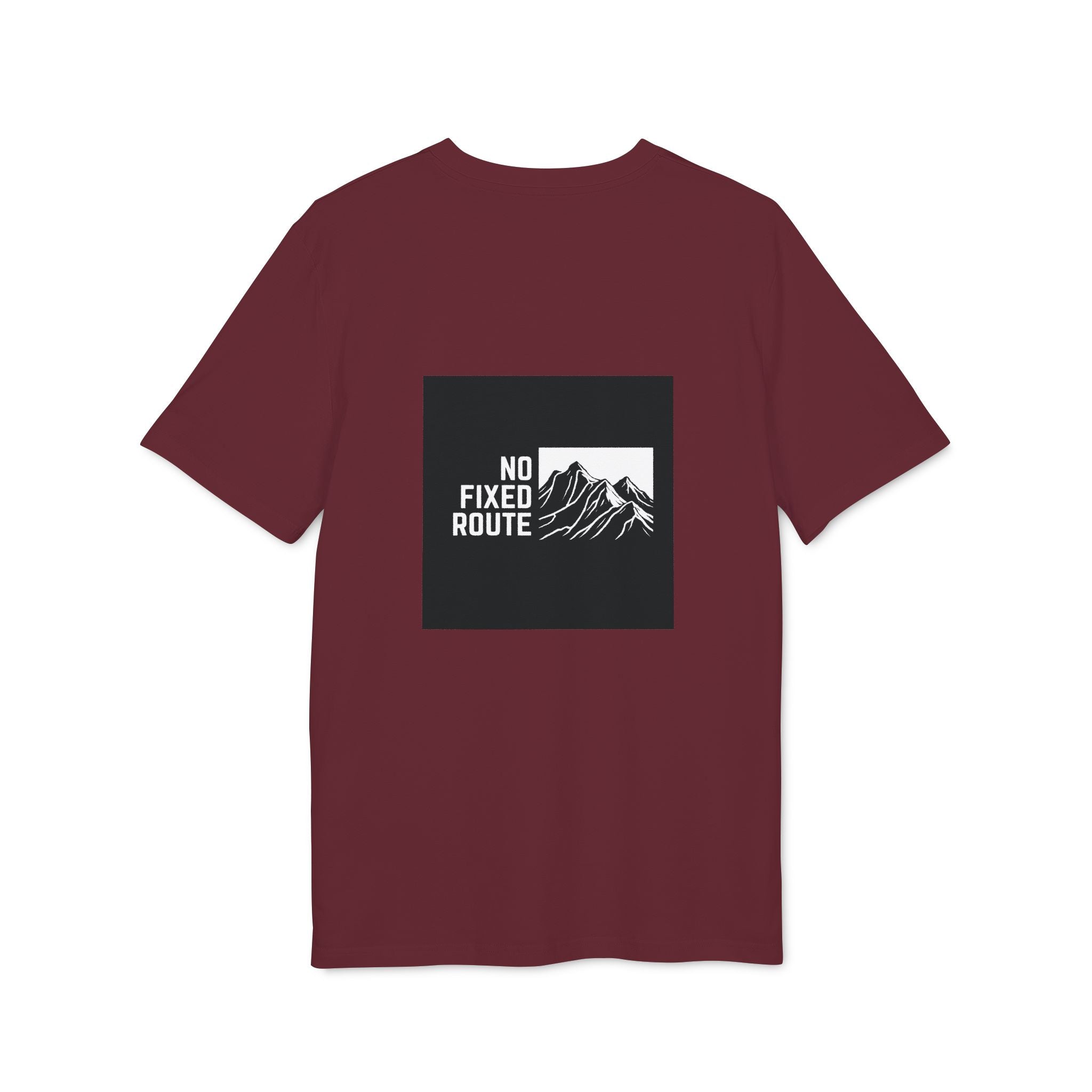 No Fixed Route Tee Burgundy