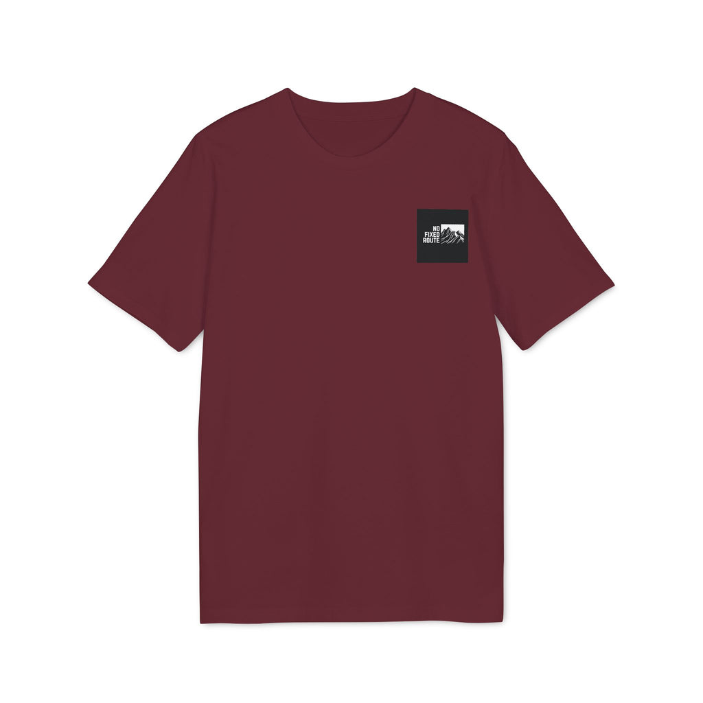 No Fixed Route Tee Burgundy