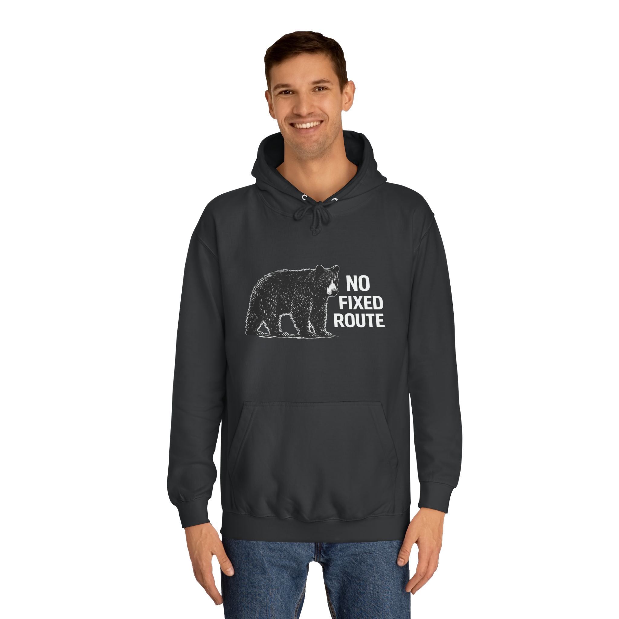 No Fixed Route Bear Hoodie