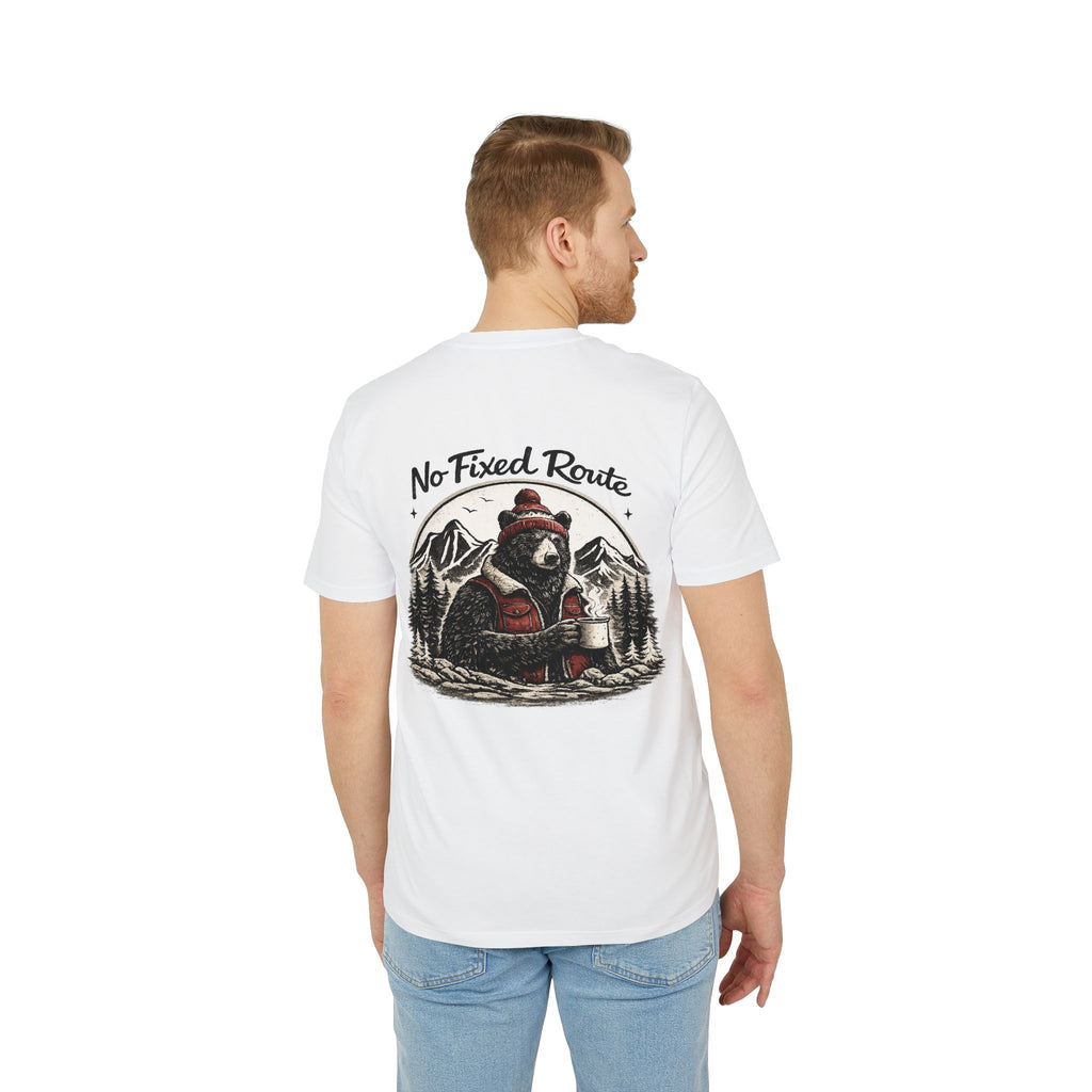 MORNING COFFEE BEAR WHITE TEE