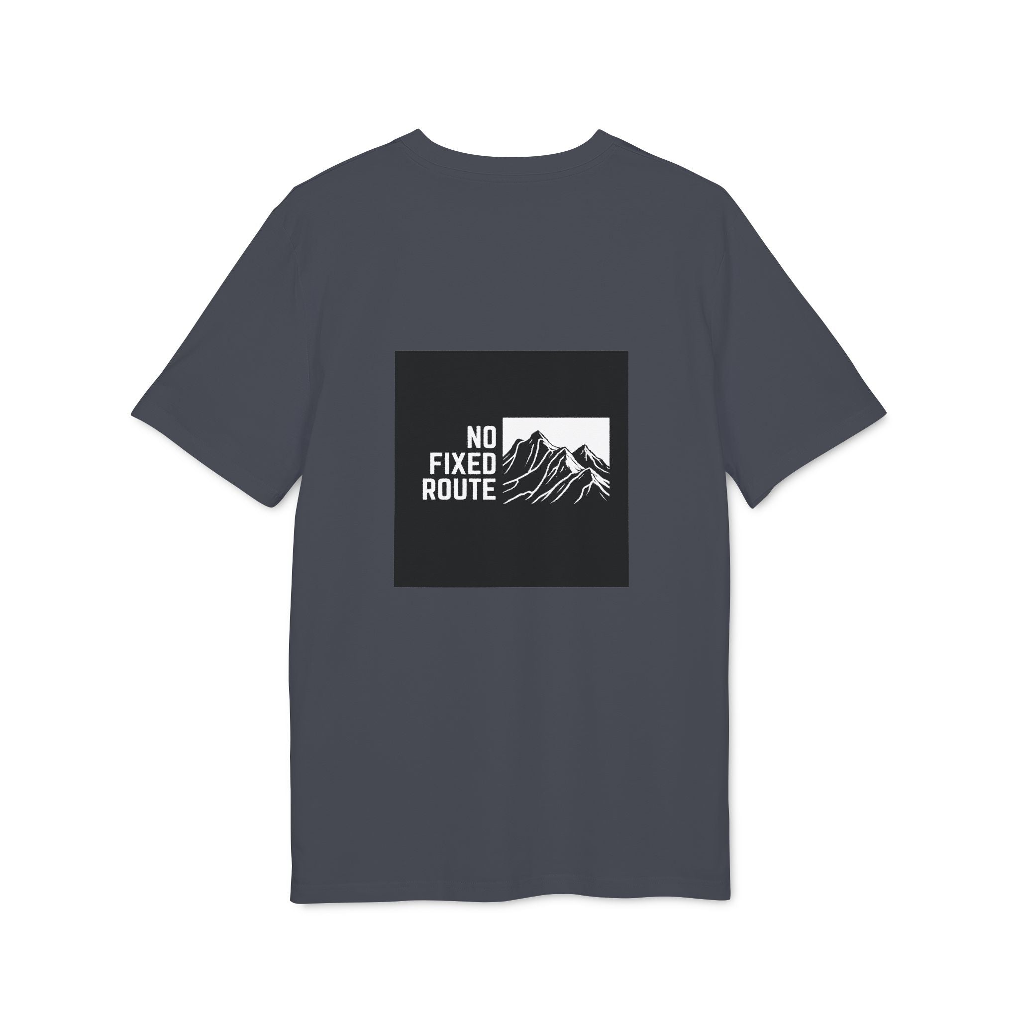 No Fixed Route Tee Ink Grey