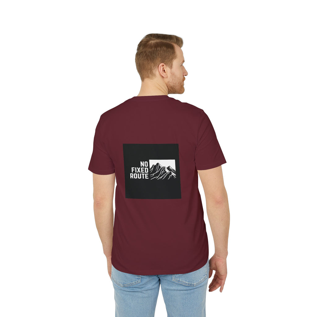 No Fixed Route Tee Burgundy