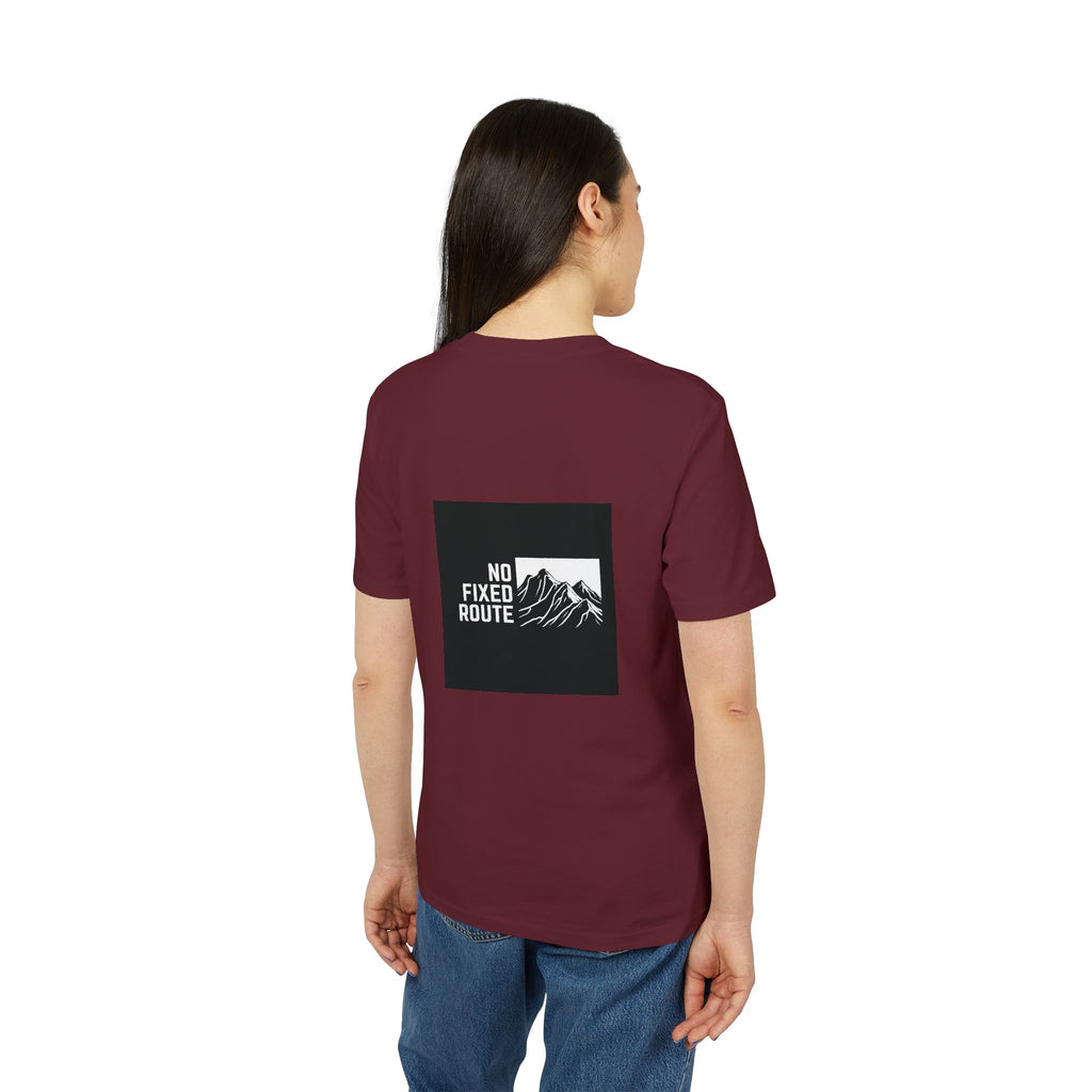 No Fixed Route Tee Burgundy